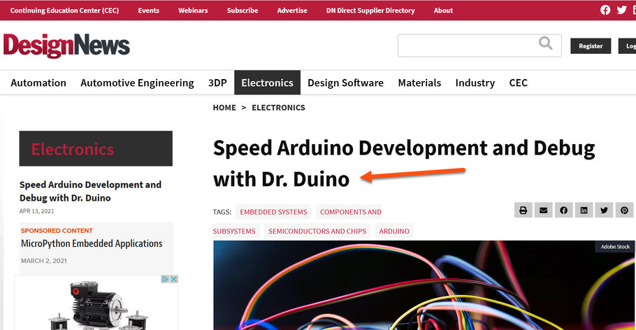 Dr.Duino IN Design News!